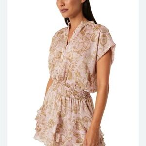 Misa Los Angeles 
Evie Dress in Rose Paisley . Size Small